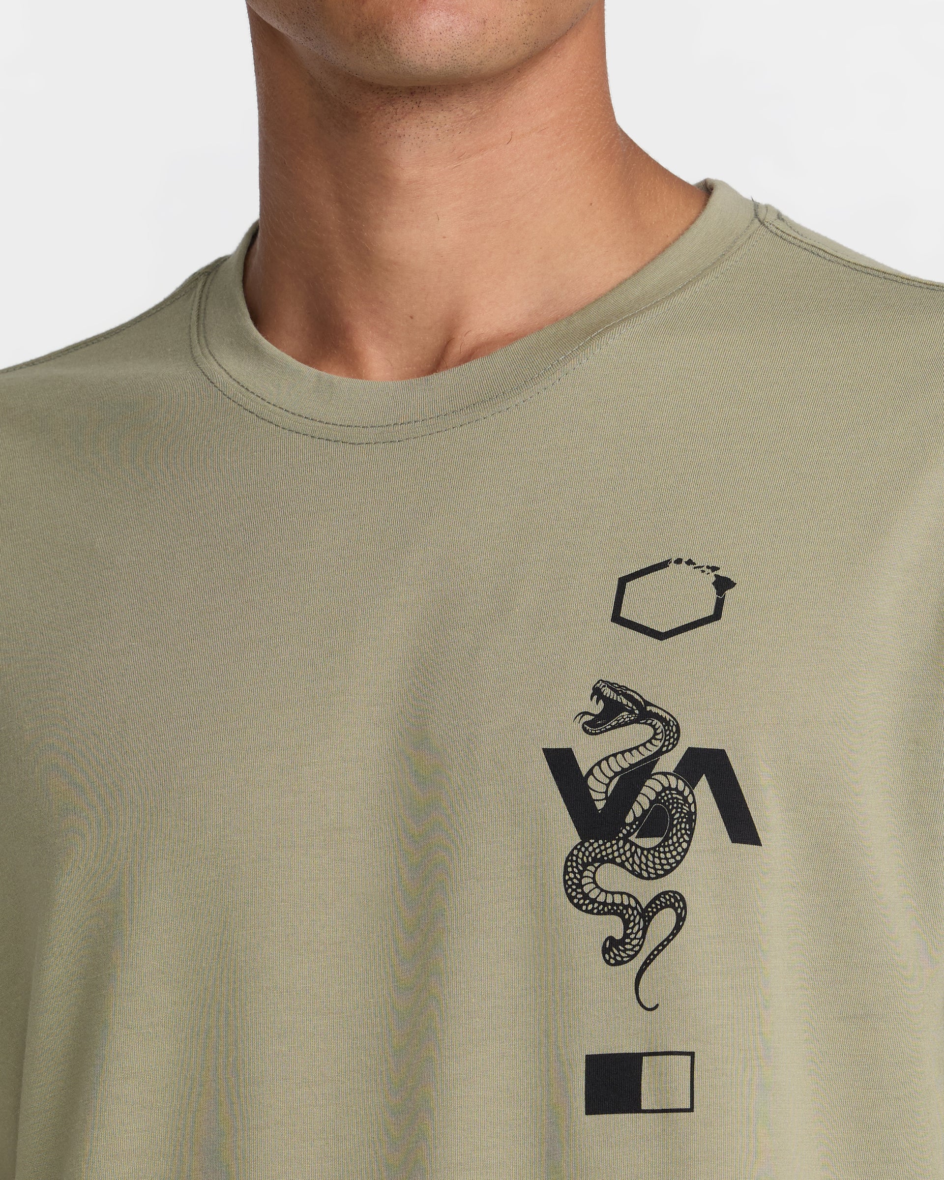CAMISETA MASCULINO RVCA BARRON VENOM – foto 4
